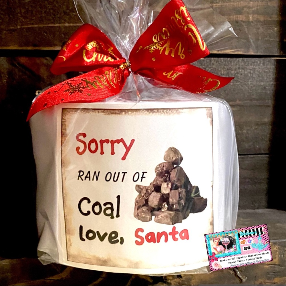Sorry Ran Out if Coal Love, Santa Toilet Paper Gag Gift Toilet Paper Gag Gift